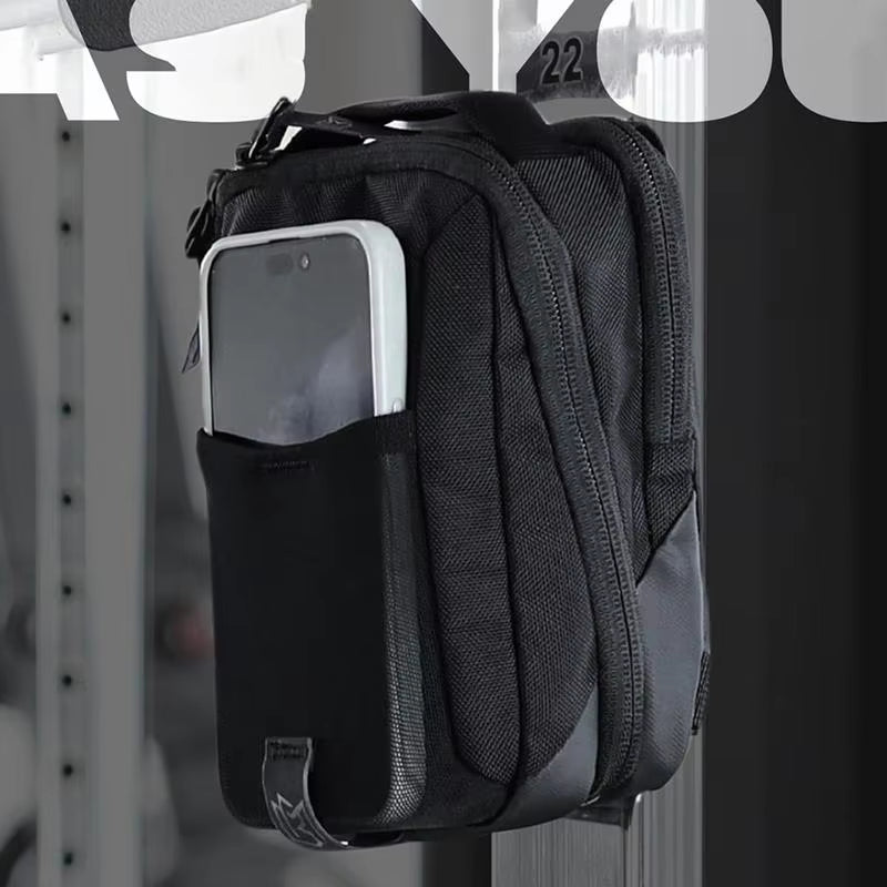 Magnetic Portable Gym Water Bottle Bag Magnetic Bottle Sleeve Pouch Gym Phone Sling Bag Easy Attachment to Metal Surface